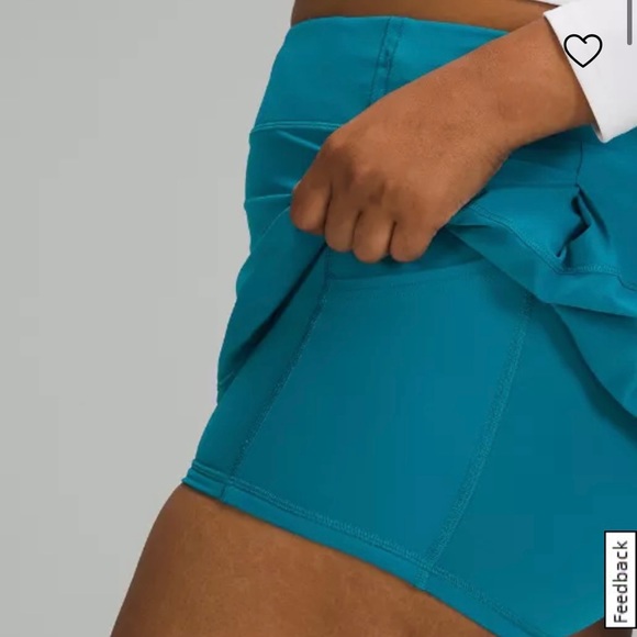 NWT LULULEMON Pace Rival Mid-Rise Skirt Tall (2) - Picture 6 of 7